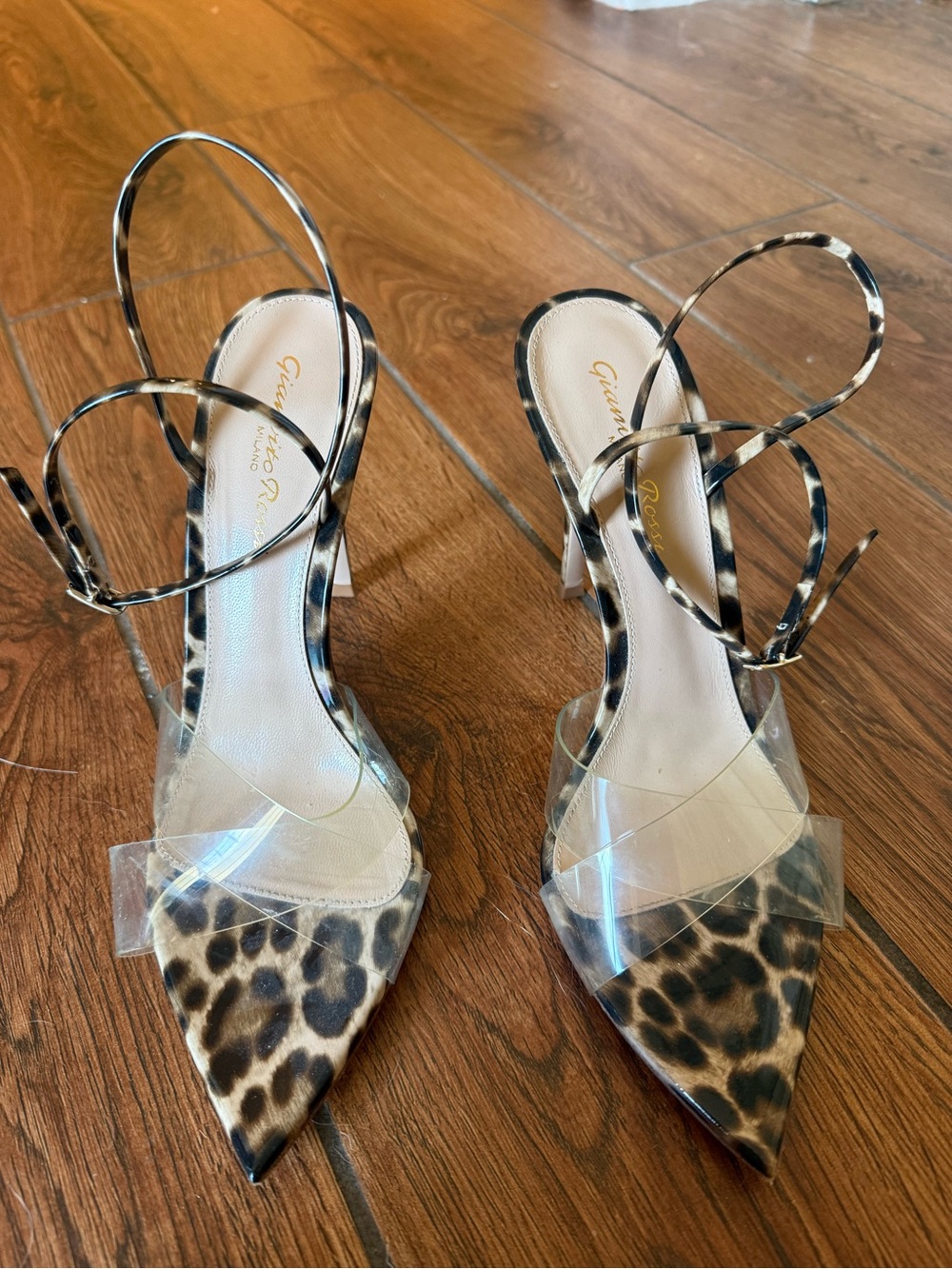 Gianvito Rossi Leopard Heels